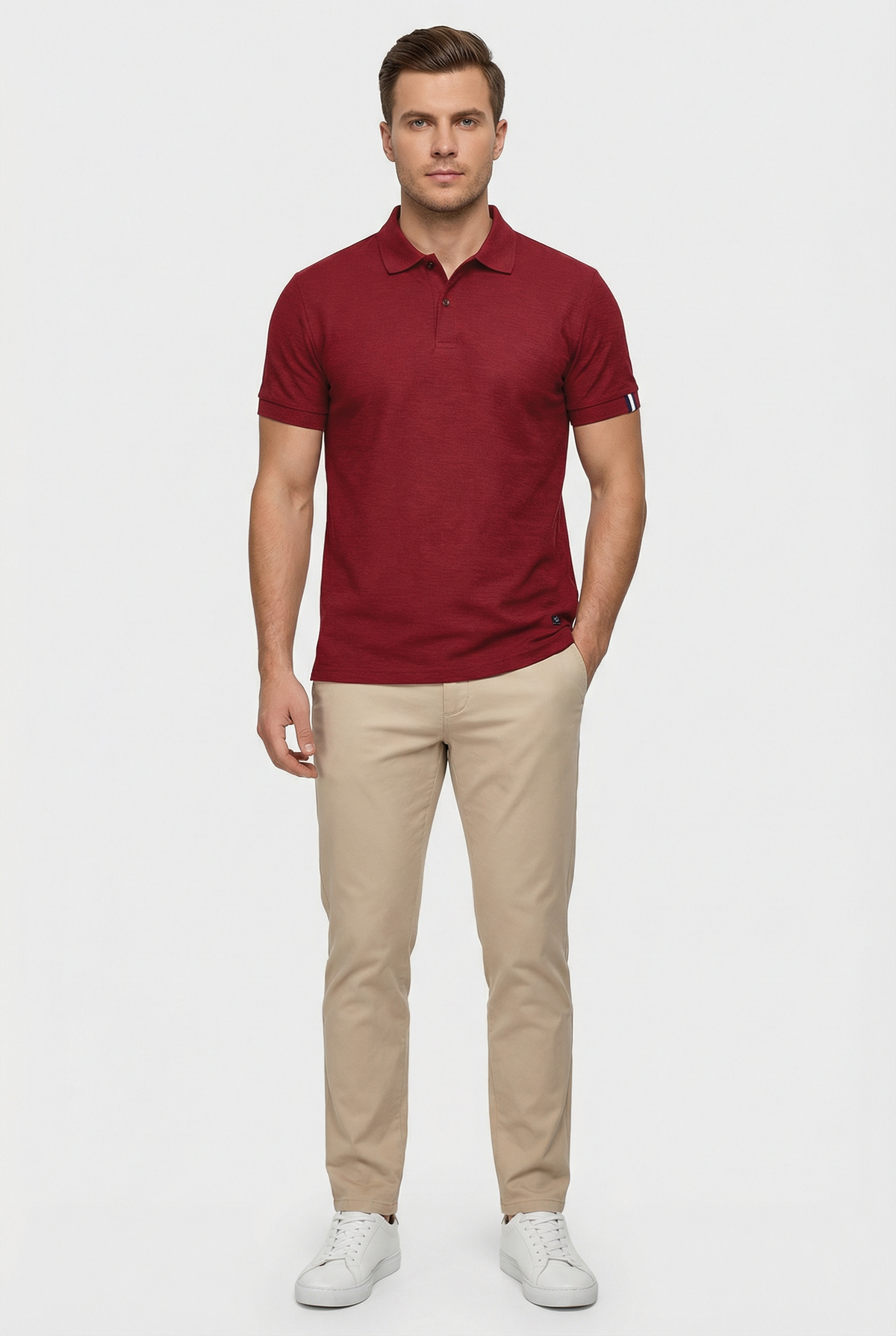Spencer | Men's Slim Fit Cotton Polo