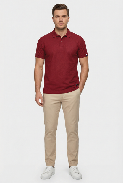 Spencer | Men's Slim Fit Cotton Polo