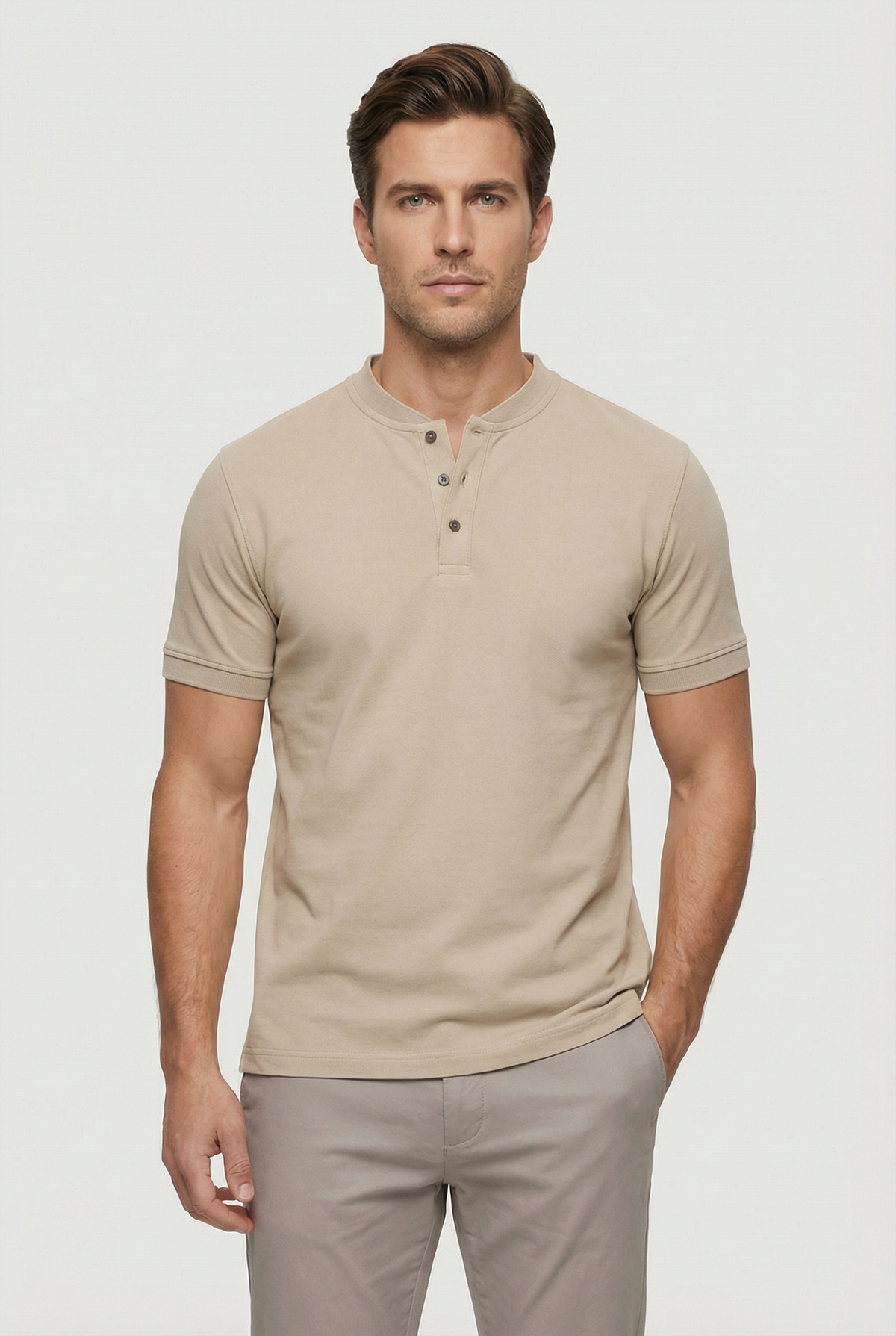 Spencer | Men's Slim Fit Cotton Polo