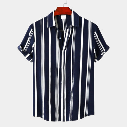 Roland | Men's Striped Short Sleeve Shirt