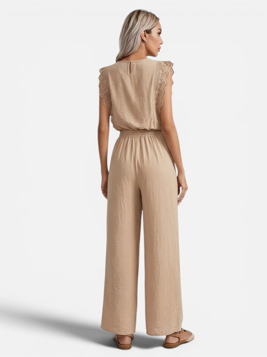 Delphine | Women's Relaxed Top and Wide Leg Trouser Set
