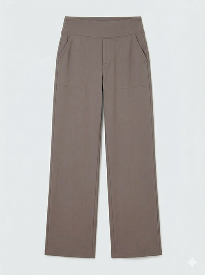 Wren | Women's High Waist Straight Leg Trousers