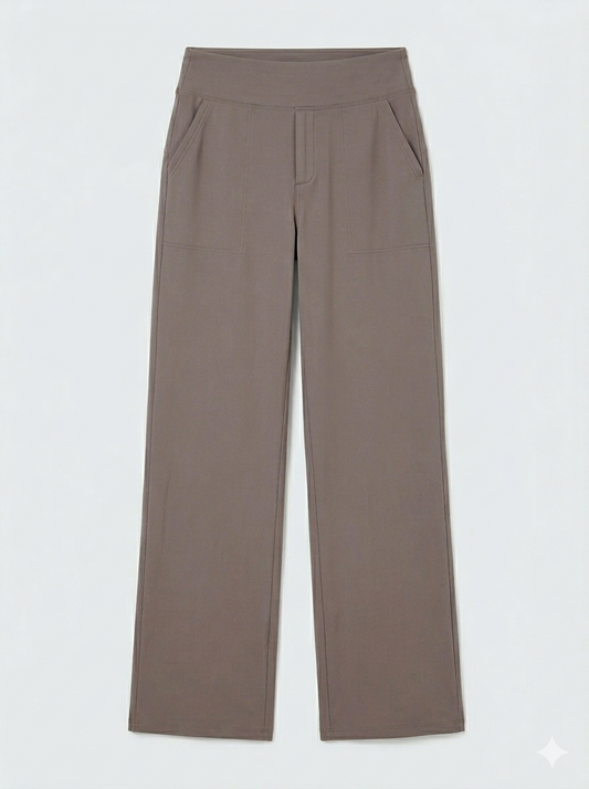 Wren | Women's High Waist Straight Leg Trousers