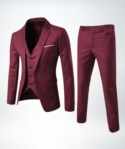 Nathaniel | Men's Elegant Three-Piece Suit