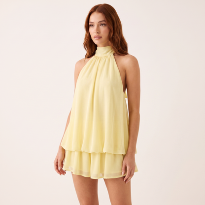 Pippa | Women's Tie-Back Mini Dress