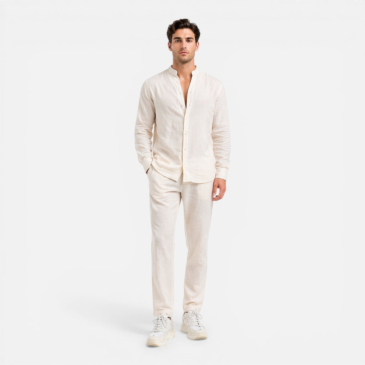 Barnaby | Men's Linen Shirt and Trouser Set