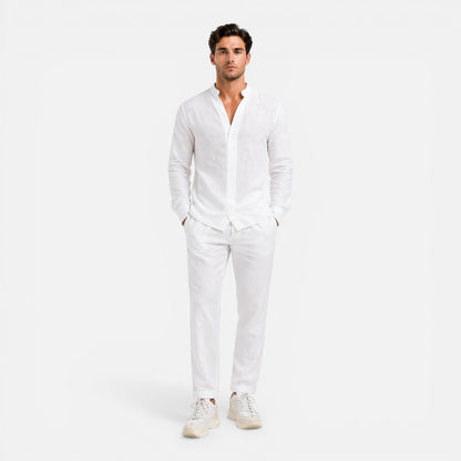 Barnaby | Men's Linen Shirt and Trouser Set