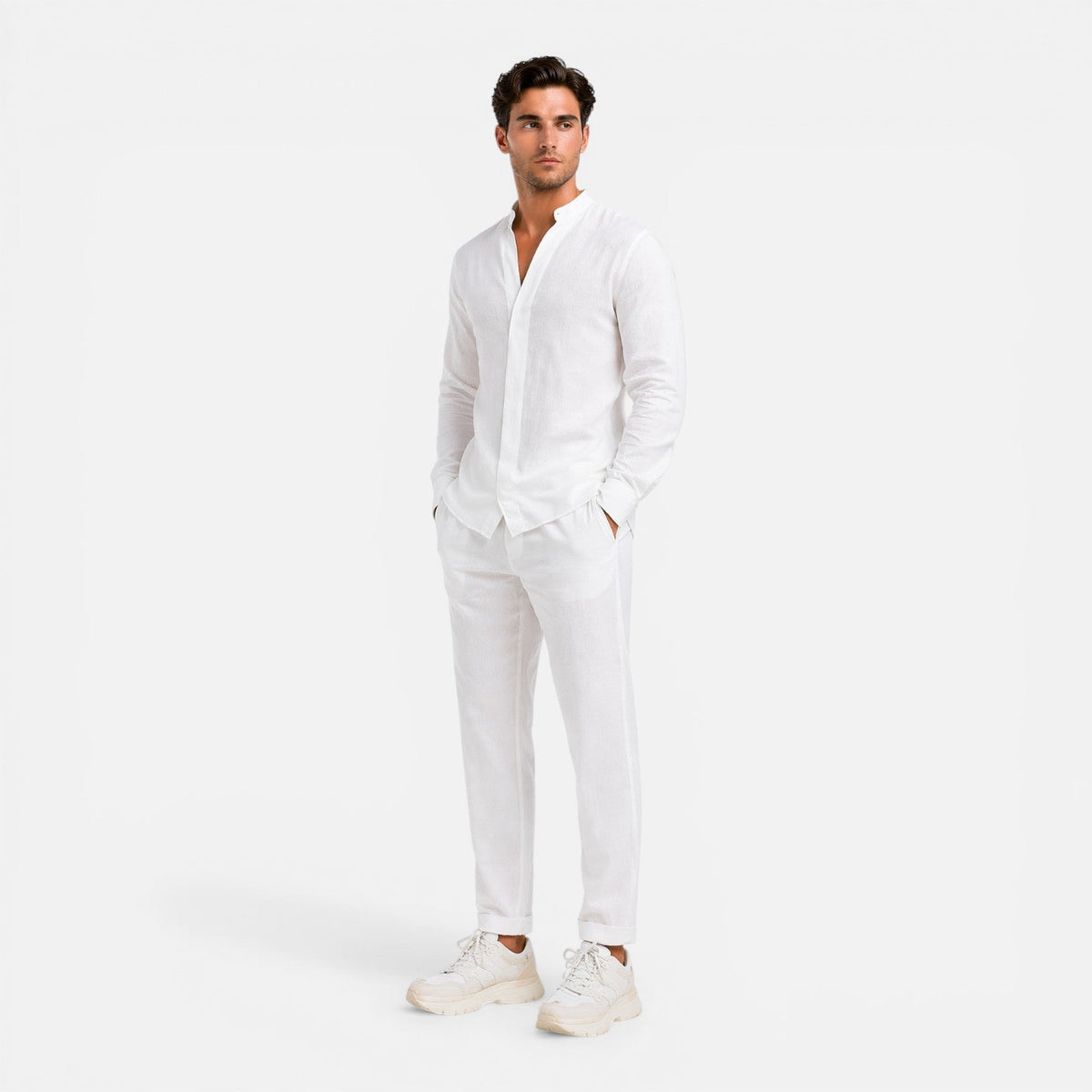 Barnaby | Men's Linen Shirt and Trouser Set