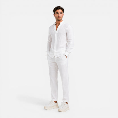 Barnaby | Men's Linen Shirt and Trouser Set