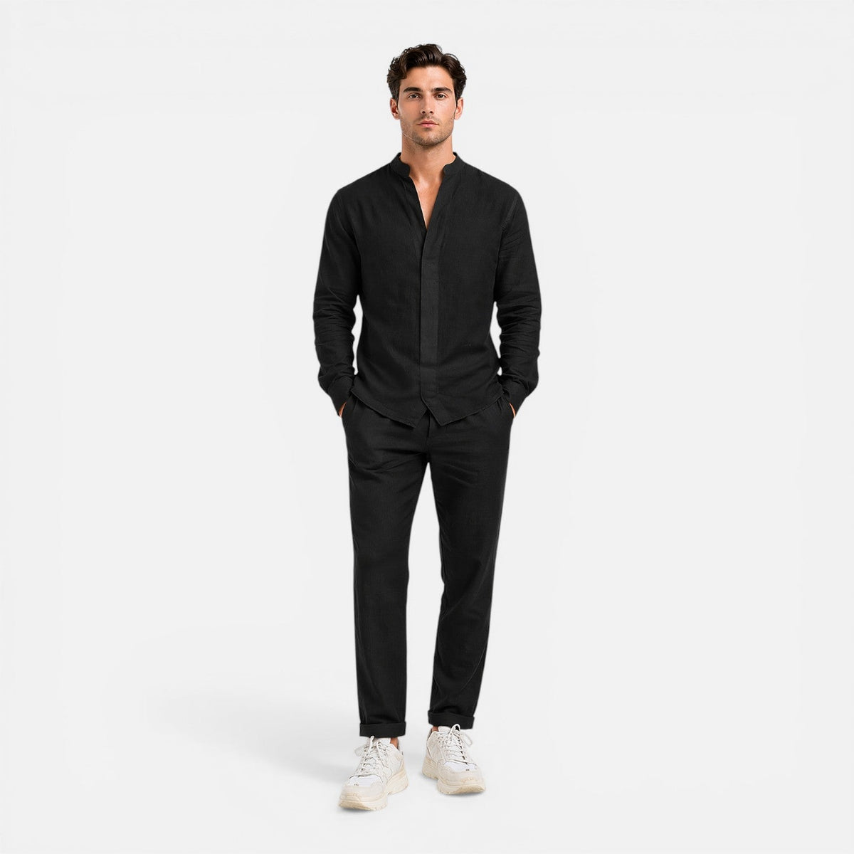 Barnaby | Men's Linen Shirt and Trouser Set