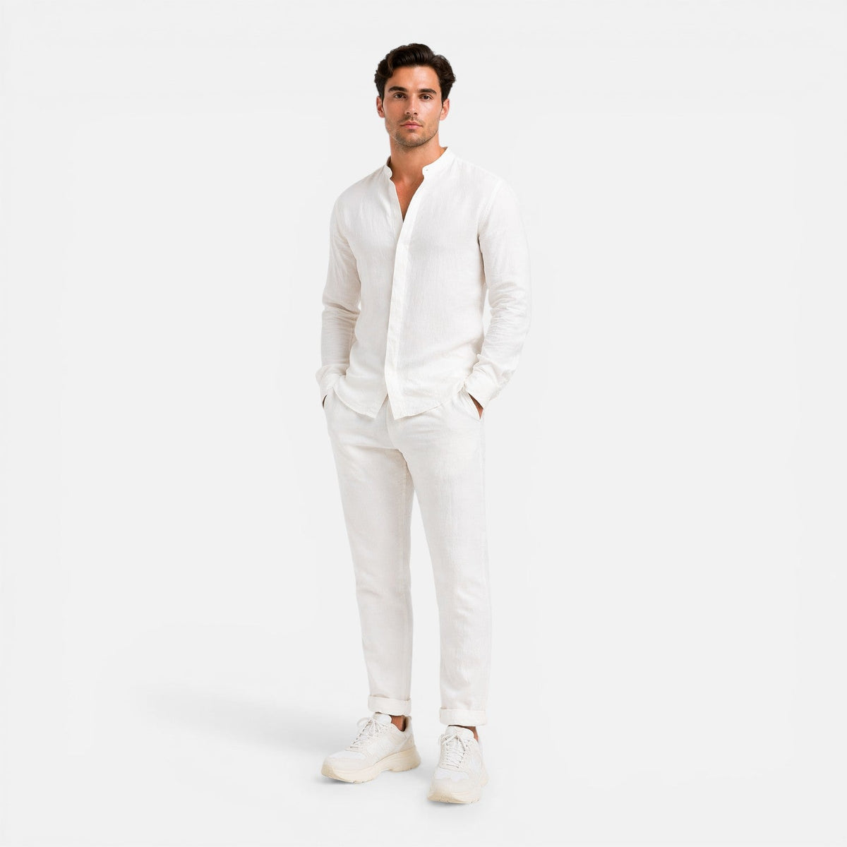 Barnaby | Men's Linen Shirt and Trouser Set