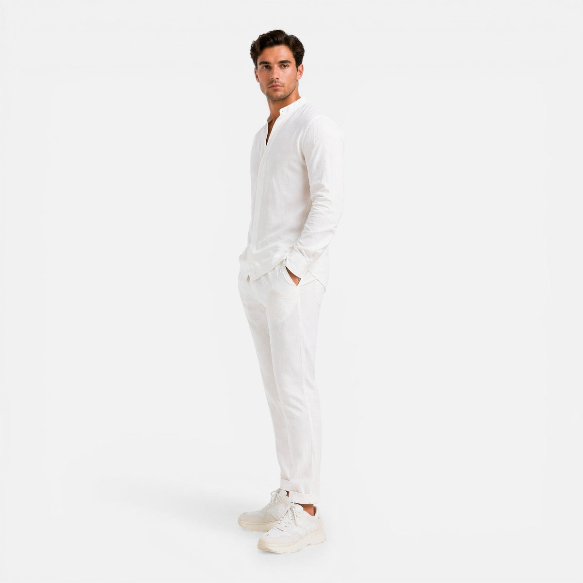 Barnaby | Men's Linen Shirt and Trouser Set