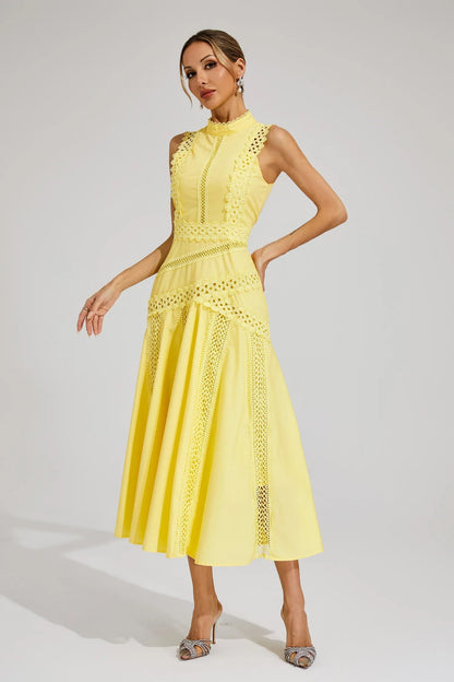 Lisette | Women's Elegant Sleeveless Lace Dress