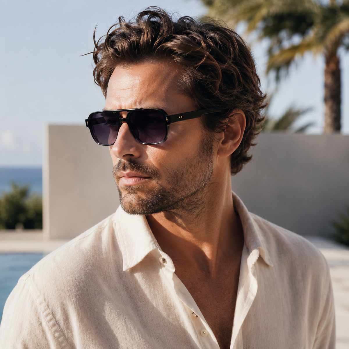 Quincy | Square Vintage Sunglasses