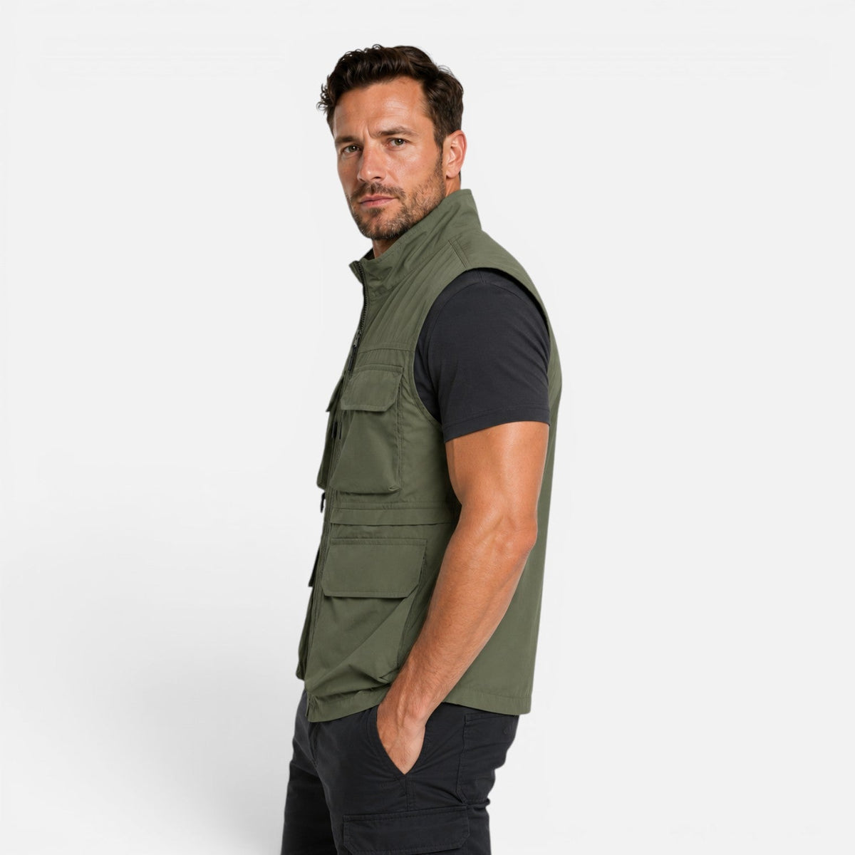 Garrett | Men's Multi-Pocket Utility Gilet