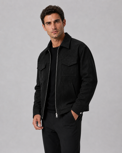 Roscoe | Men's Suede Utility Jacket
