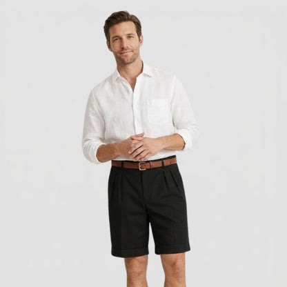 Alfred | Men's Double Pleat Chino Shorts