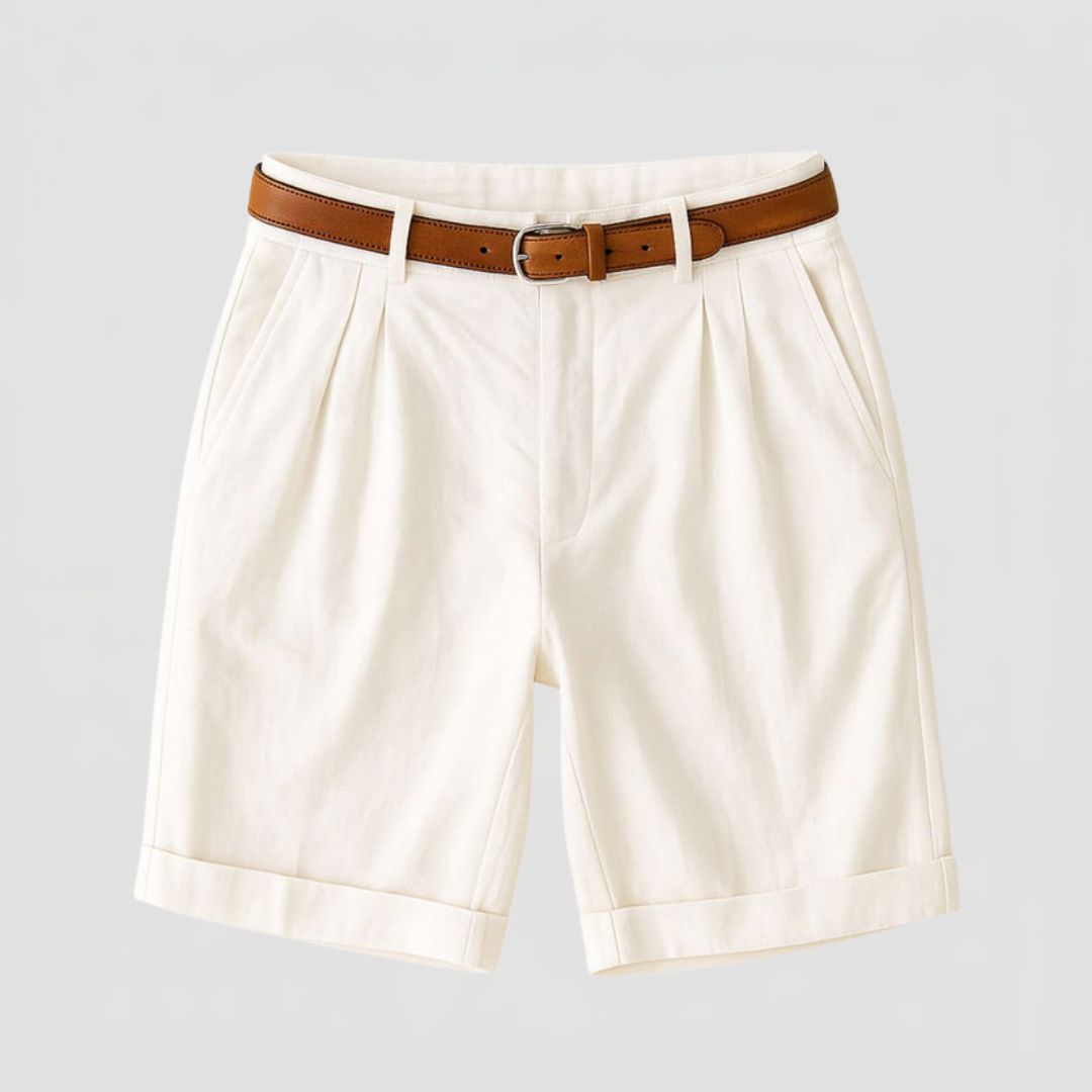 Alfred | Men's Double Pleat Chino Shorts