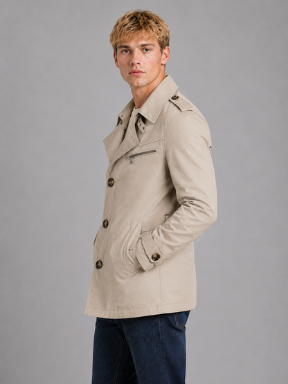 Thackery | Men's Double Breasted Trench Coat
