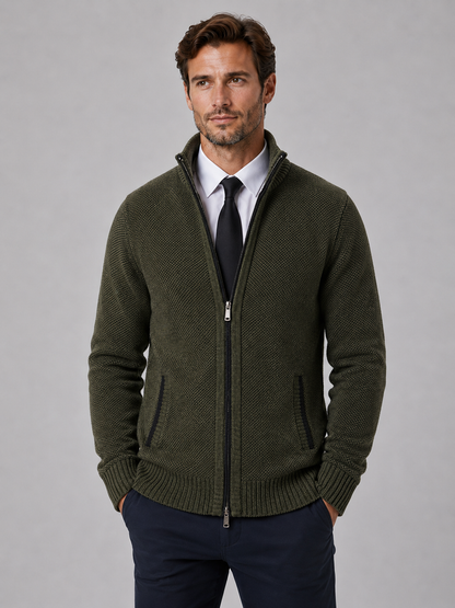 Hewitt | Men's Full Zip Knit Cardigan