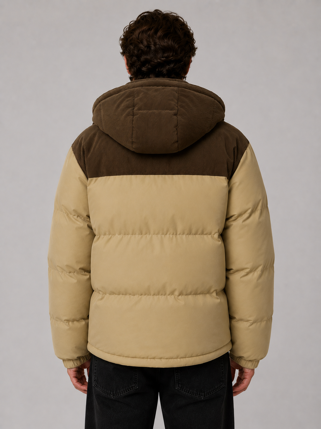 Foster | Men's Hooded Corduroy Puffer Jacket