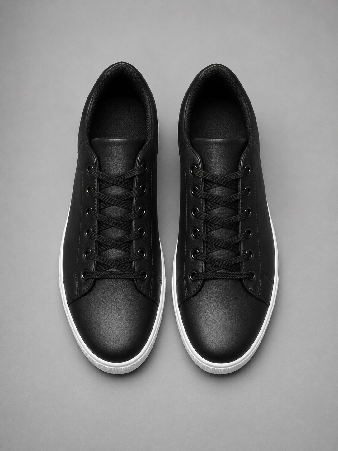 Alistair | Men's Leather Look Trainers