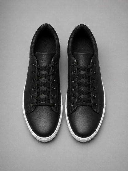 Alistair | Men's Leather Look Trainers