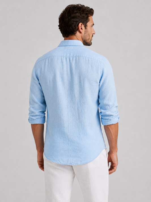 Ellis | Men's Linen Look Summer Shirt
