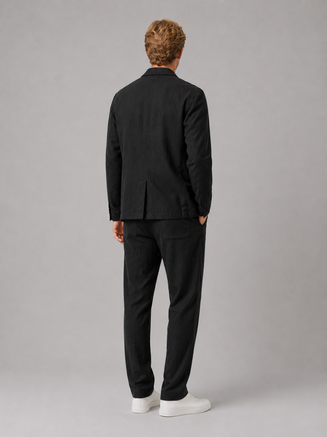 Lawrence | Men's Linen Style Blazer and Trouser Set