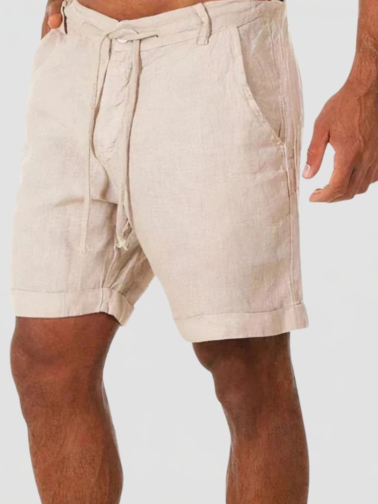 Fintan | Men's Linen Summer Shorts