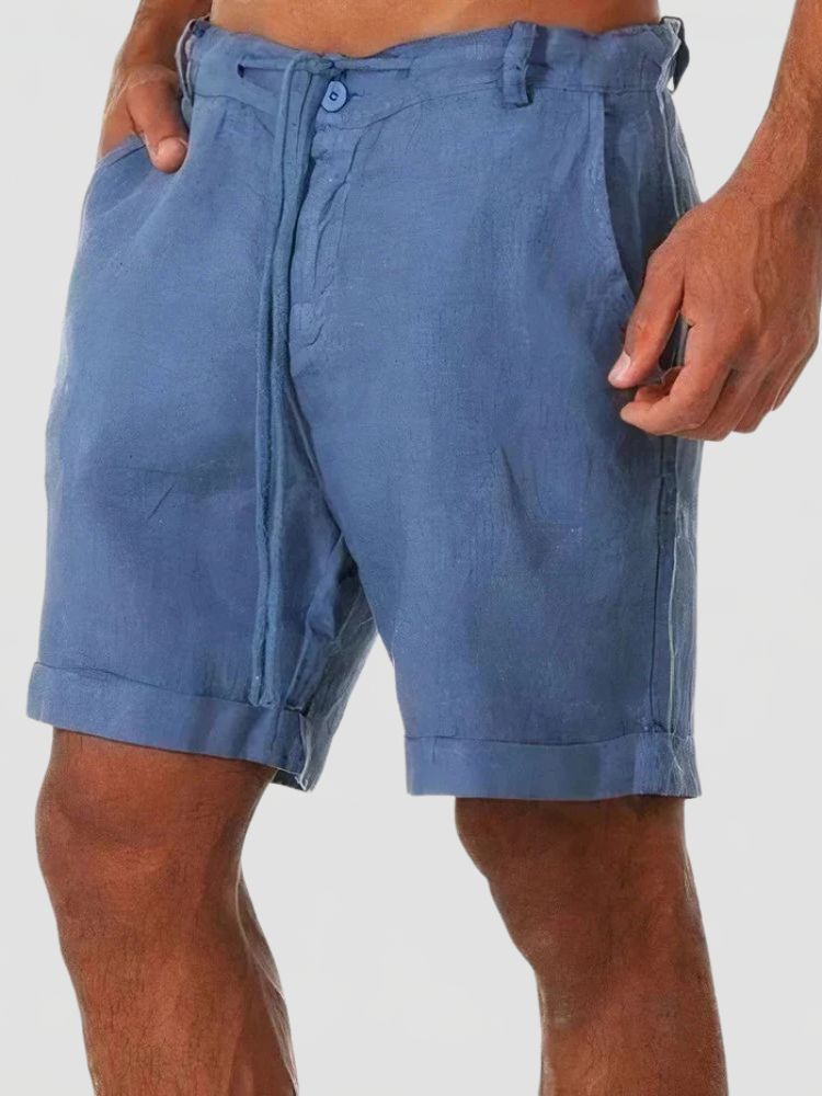 Fintan | Men's Linen Summer Shorts