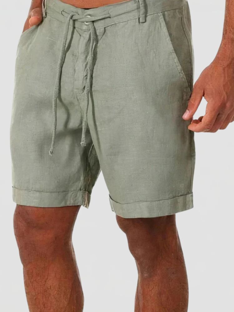 Fintan | Men's Linen Summer Shorts