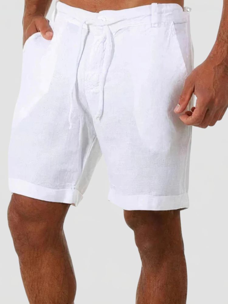 Fintan | Men's Linen Summer Shorts