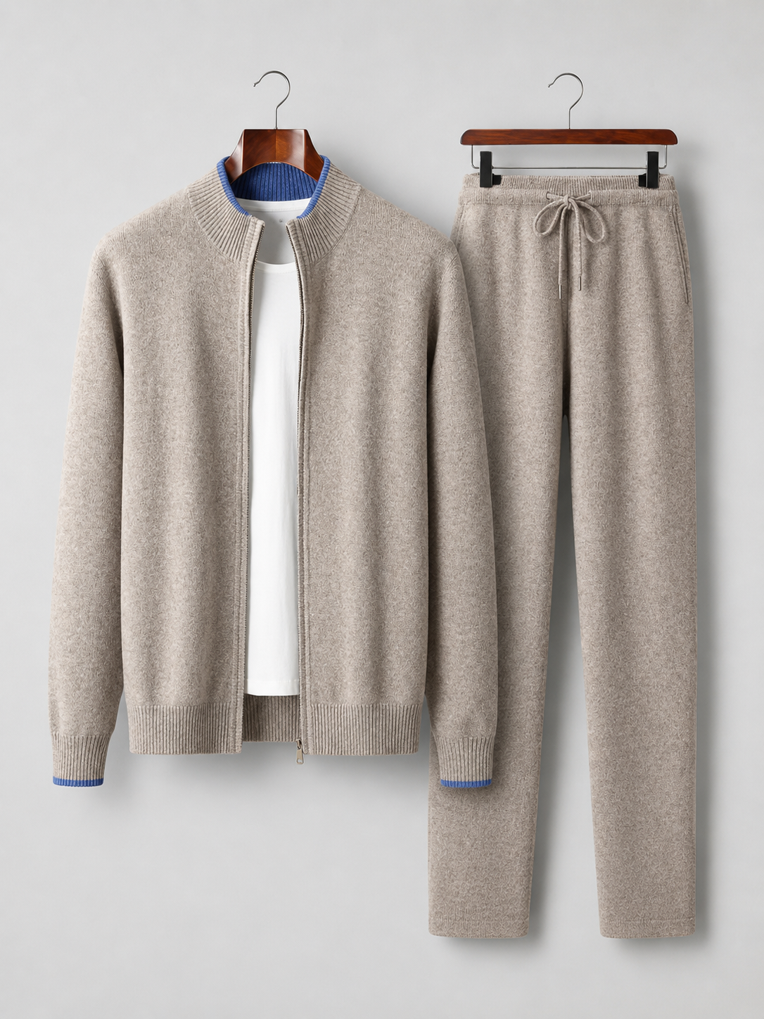 Montgomery | Men's Merino Wool Zip-Up Lounge Set