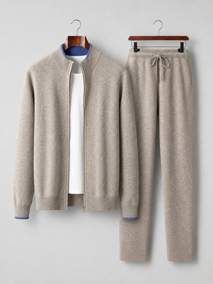 Montgomery | Men's Merino Wool Zip-Up Lounge Set