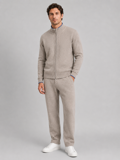 Montgomery | Men's Merino Wool Zip-Up Lounge Set
