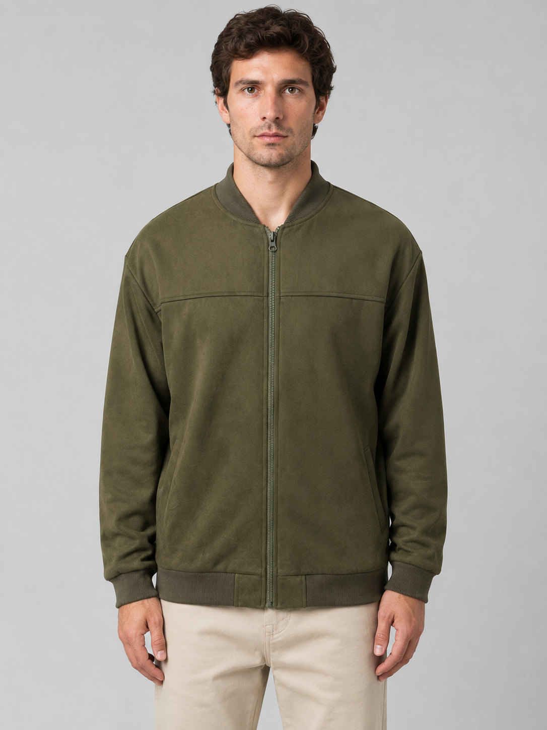 Aidan | Men's Zip Bomber Jacket