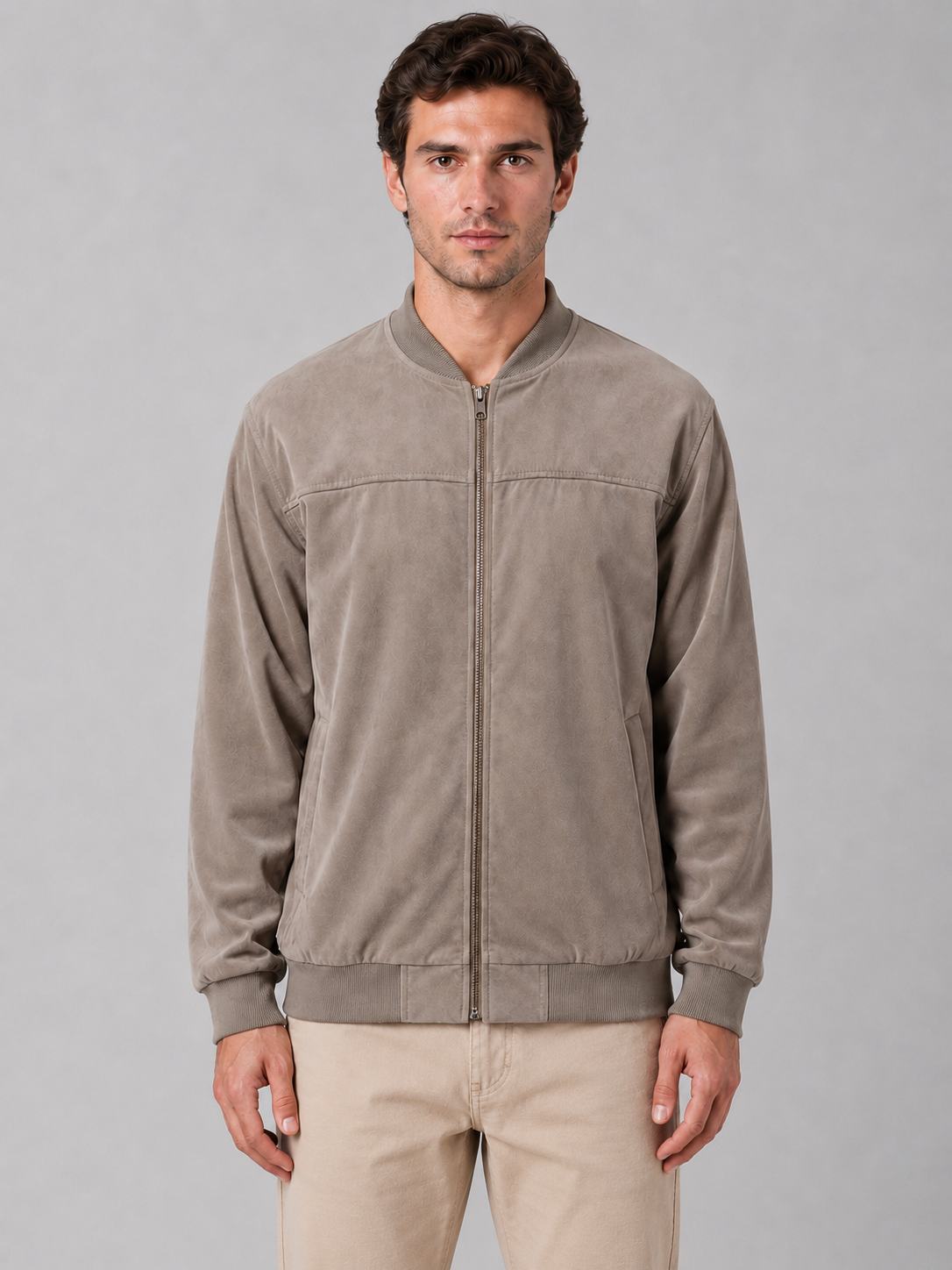 Aidan | Men's Zip Bomber Jacket