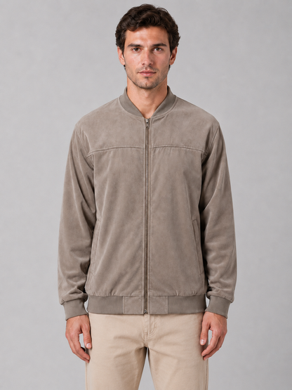 Aidan | Men's Zip Bomber Jacket