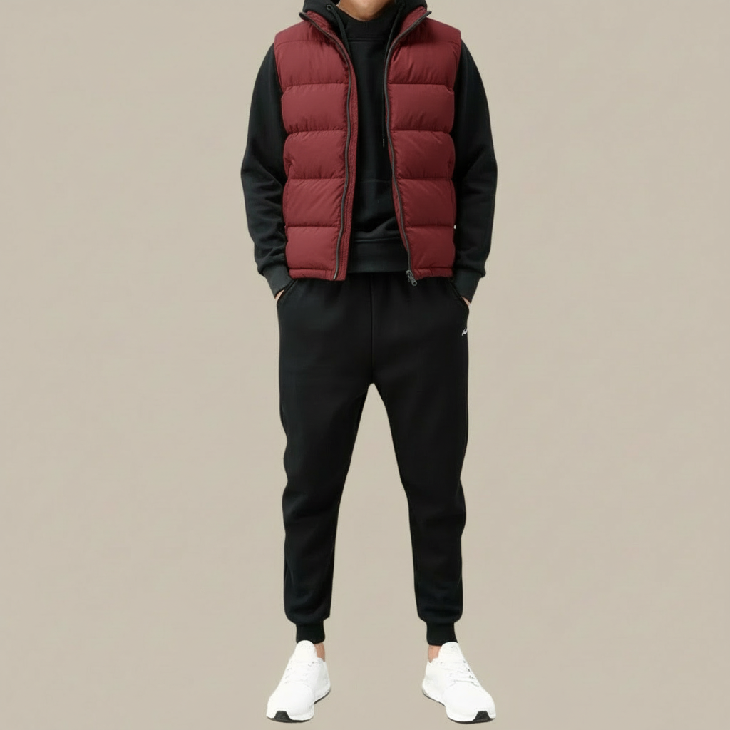 Tobias | Men's Padded Zip Gilet