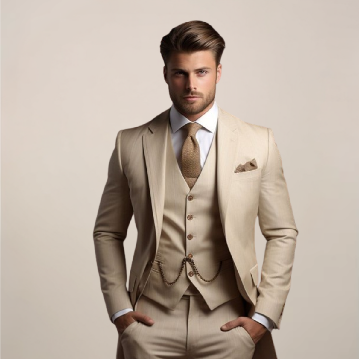 Victor | Men's Formal Three-Piece Suit