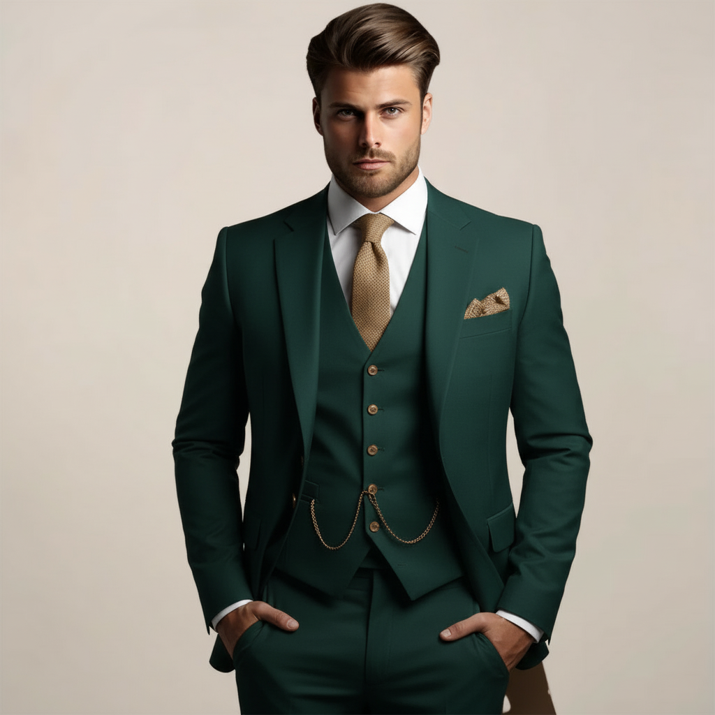 Victor | Men's Formal Three-Piece Suit