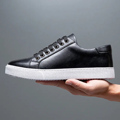 Redmond | Men's Leather Lace-Up Trainers