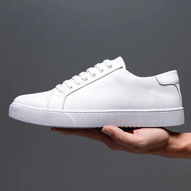 Redmond | Men's Leather Lace-Up Trainers
