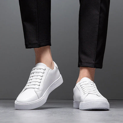 Redmond | Men's Leather Lace-Up Trainers