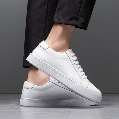 Redmond | Men's Leather Lace-Up Trainers