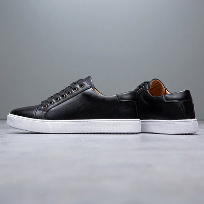 Redmond | Men's Leather Lace-Up Trainers
