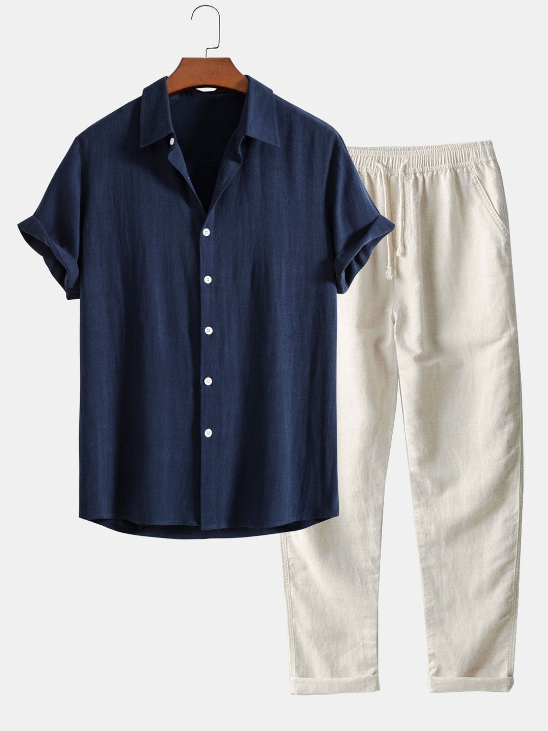 Marlon | Men's Short Sleeve Shirt and Trouser Co-Ord Set