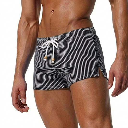 Theo | Men's Striped Swim Shorts