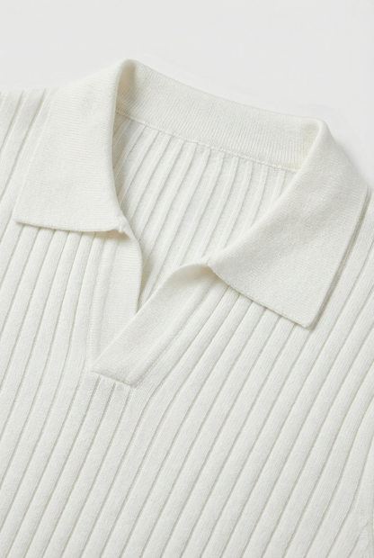 Shawn | Men's Long Sleeve V-Neck Polo